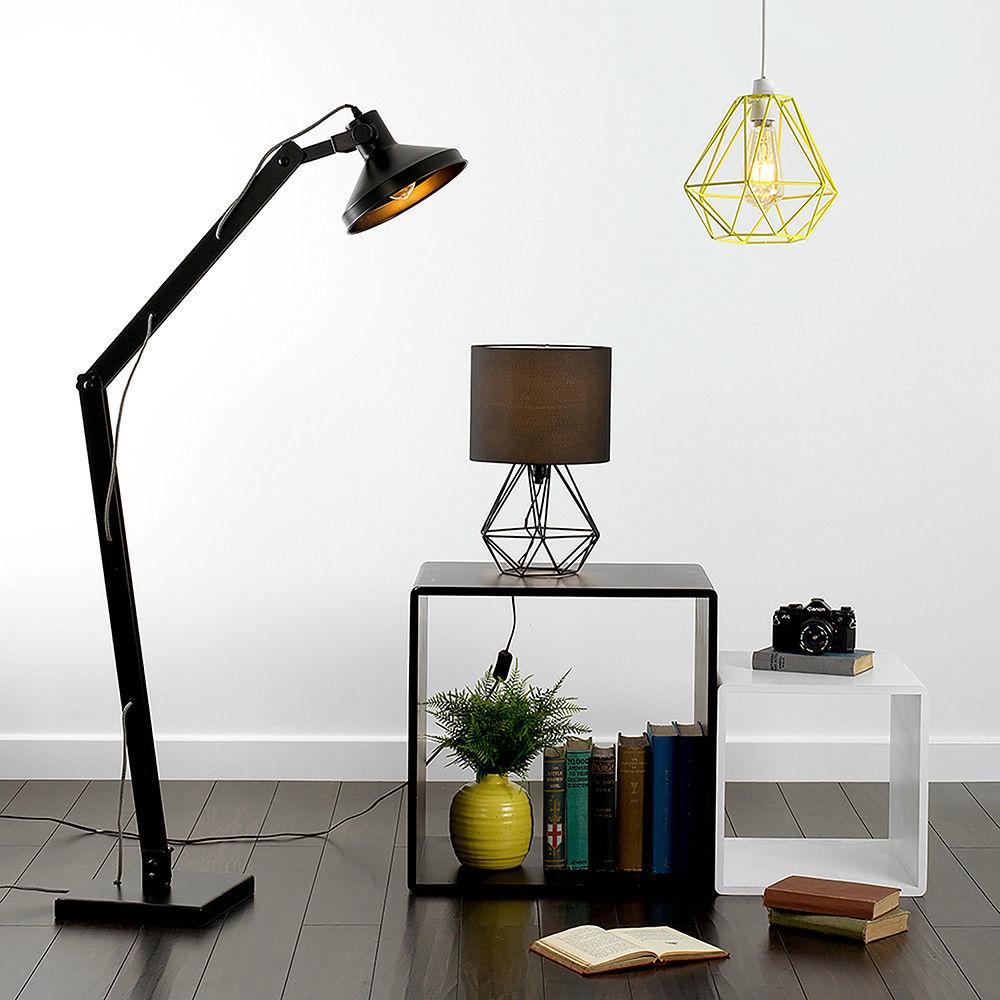 Duka Geometric Frame Lamp in Alloy Metal and Aluminum