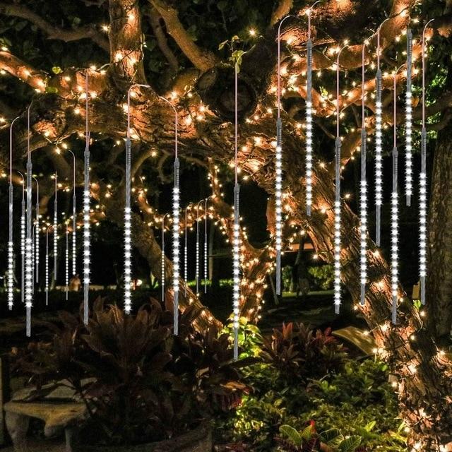 Luci a ghiacciolo LED per allestimenti invernali