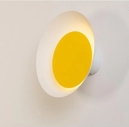 Lampa ścienna LED Grais Macaroon Moon z metalu i akrylu