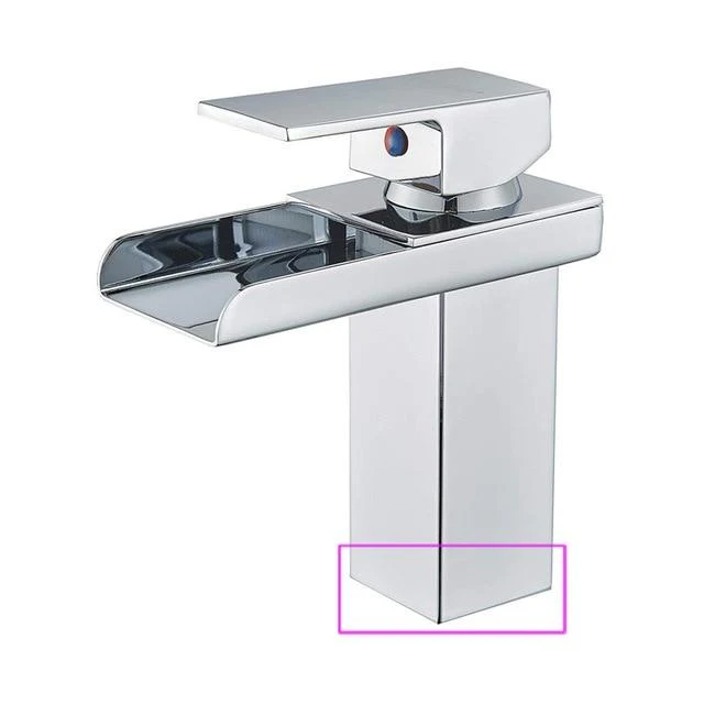 Luxury Brass Vanity Faucet with Single Handle Deck Mount