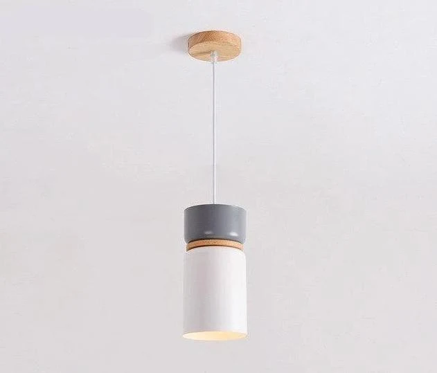 Brantley Modern Nordic LED Pendant Light in Iron and Eco-Friendly Wood