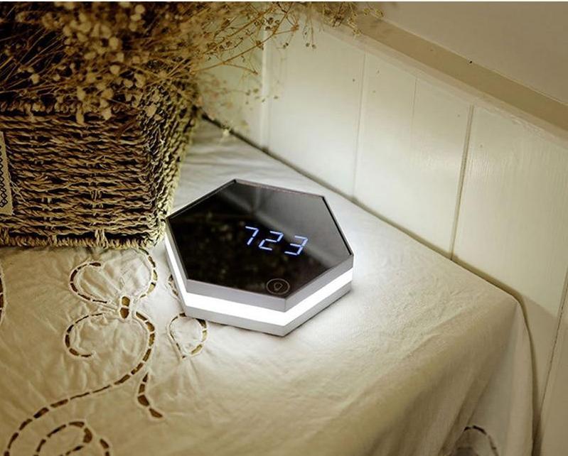 Speculo Multi-Function Alarm Clock with Mirror and LED Light
