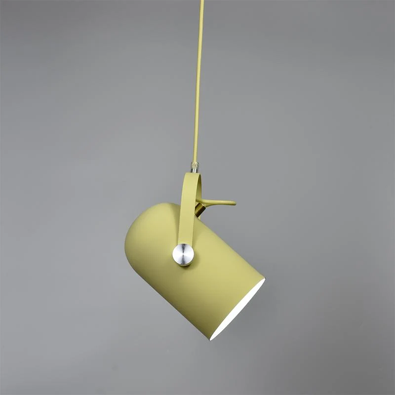 Nowoczesna skandynawska lampa wisząca ze stopu aluminium, regulowana linka