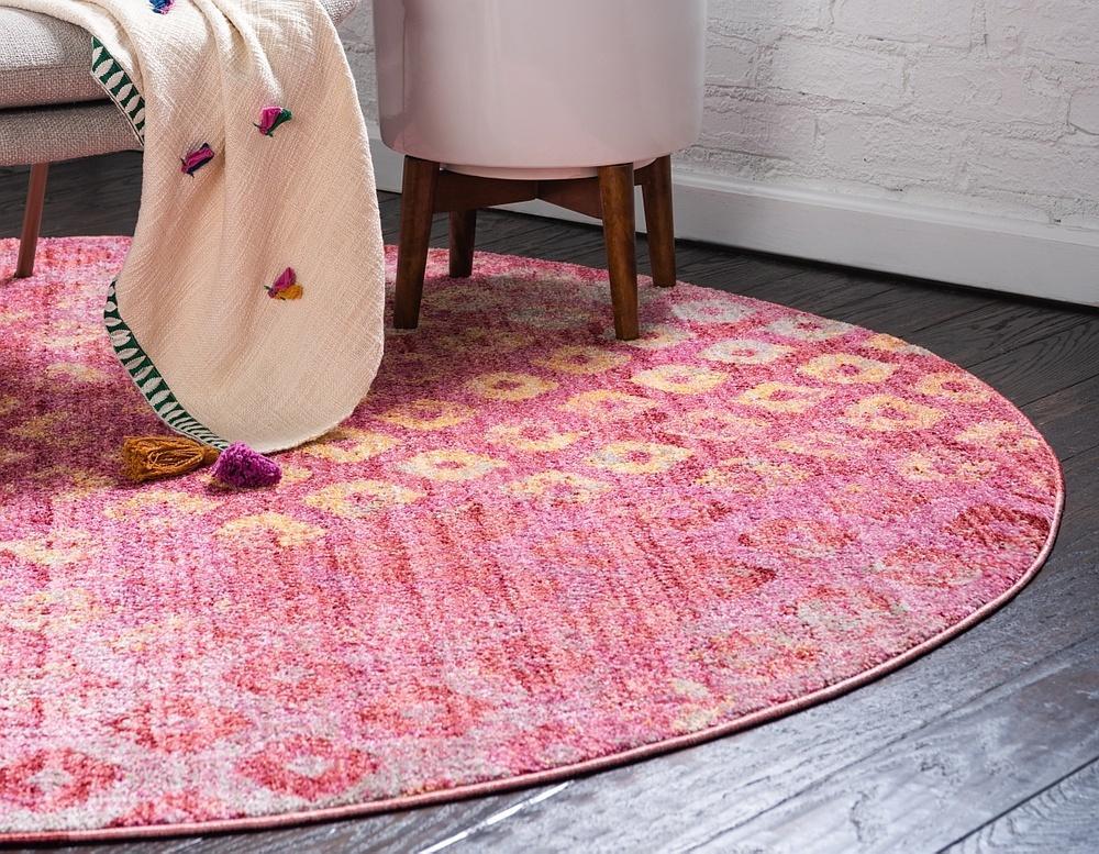 Devan Rainbow Square Pattern -matto, Unique Loom