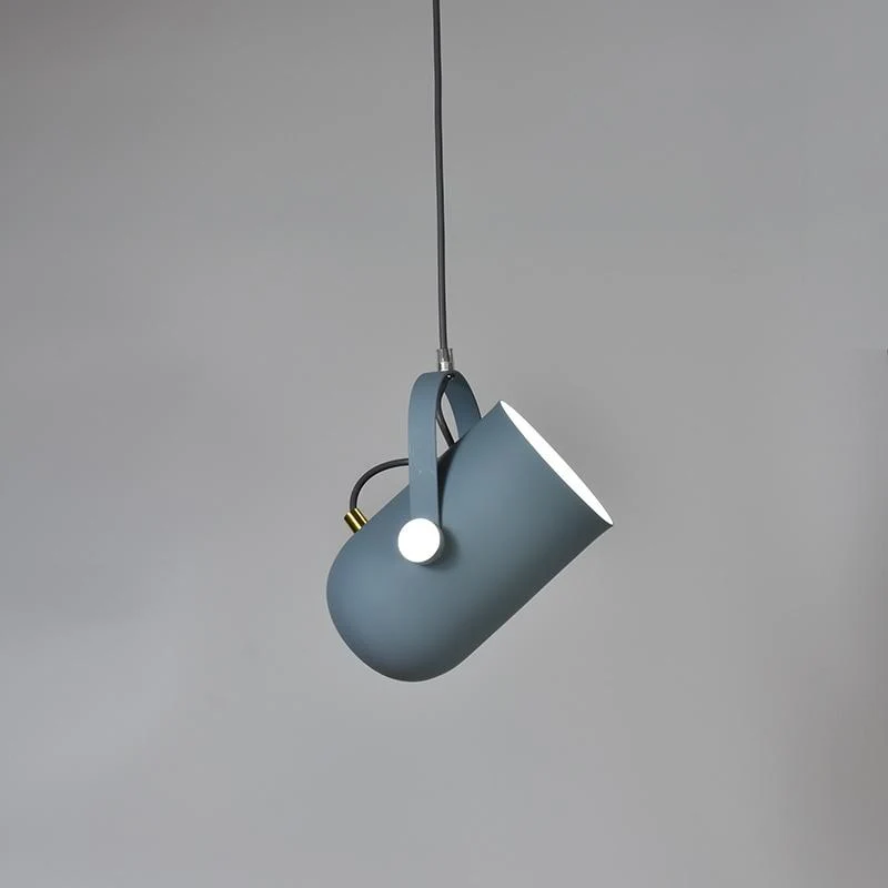 Nowoczesna skandynawska lampa wisząca ze stopu aluminium, regulowana linka