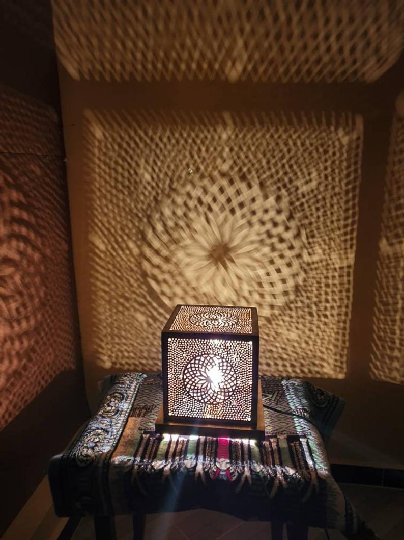 Shadowcast Moroccan Lanterns in Solid Brass, Range of Designs