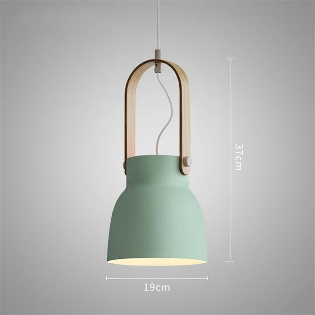 Nowoczesne nordyckie lampy wiszące LED Petah z kloszem kopułowym do domu, restauracji lub biura