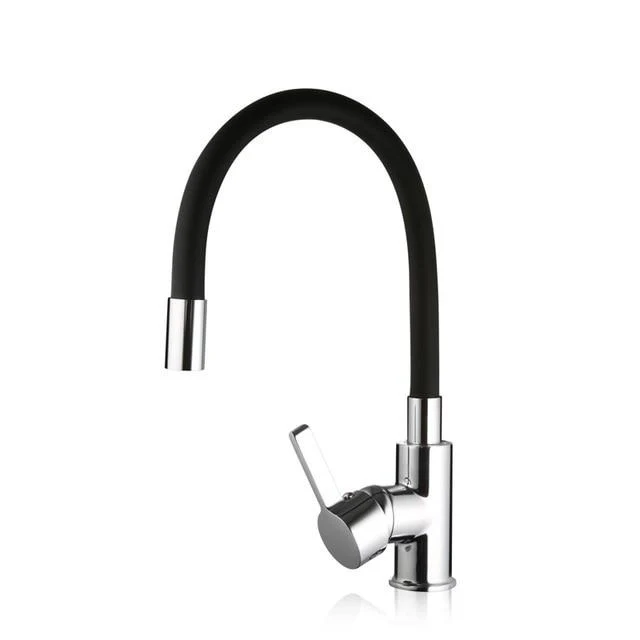 Lodge Rotating Flexible Kitchen Faucet with Pull Down Sprayer