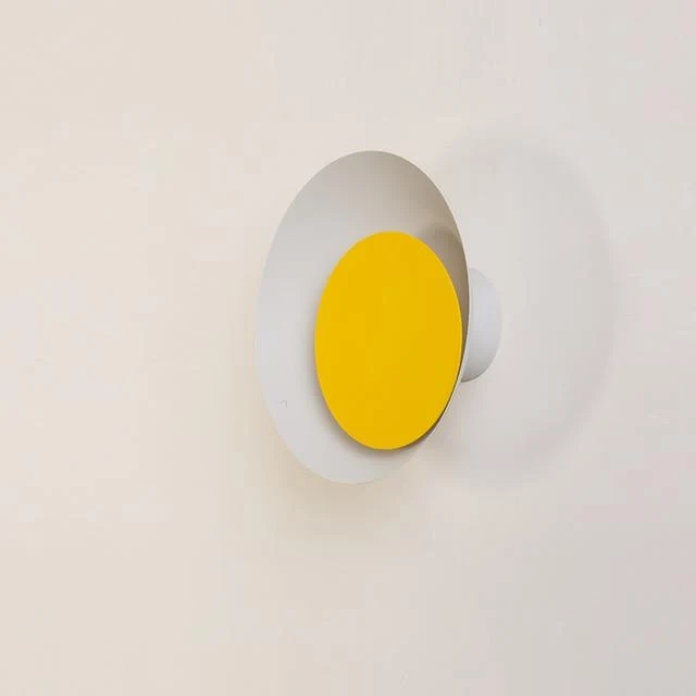 Lampa ścienna LED Grais Macaroon Moon z metalu i akrylu