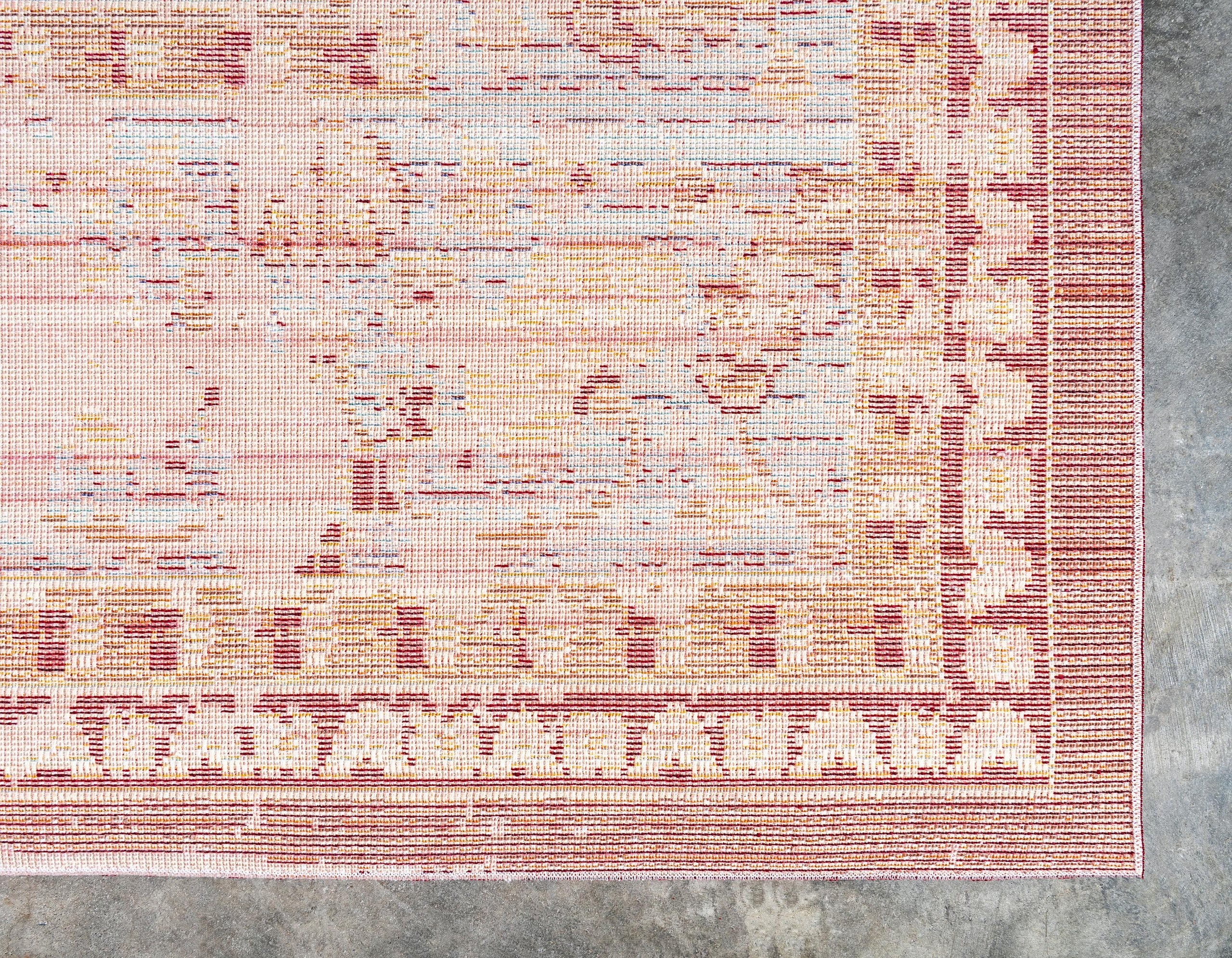 Rey vervaagd vintage patroon vloerkleed in polypropyleen