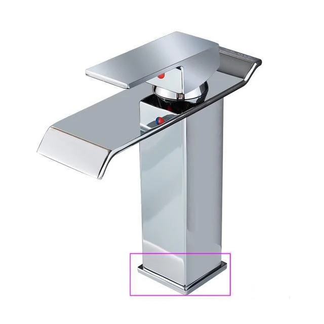Luxury Brass Vanity Faucet with Single Handle Deck Mount