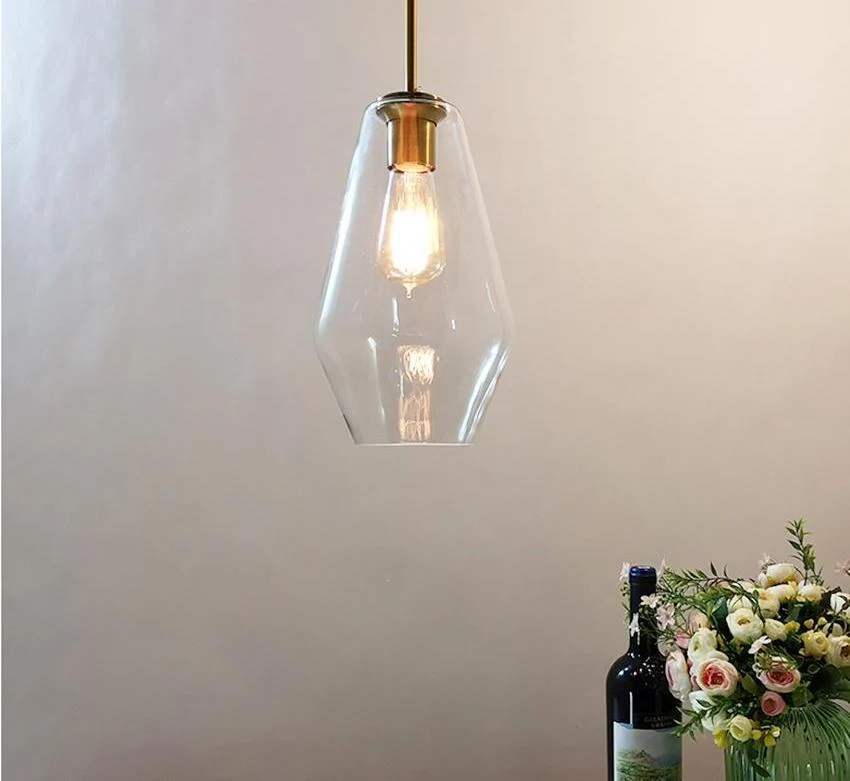 Meriall Ophængs Glas Pendellampe til Hjem, Studio og Restaurant Rum