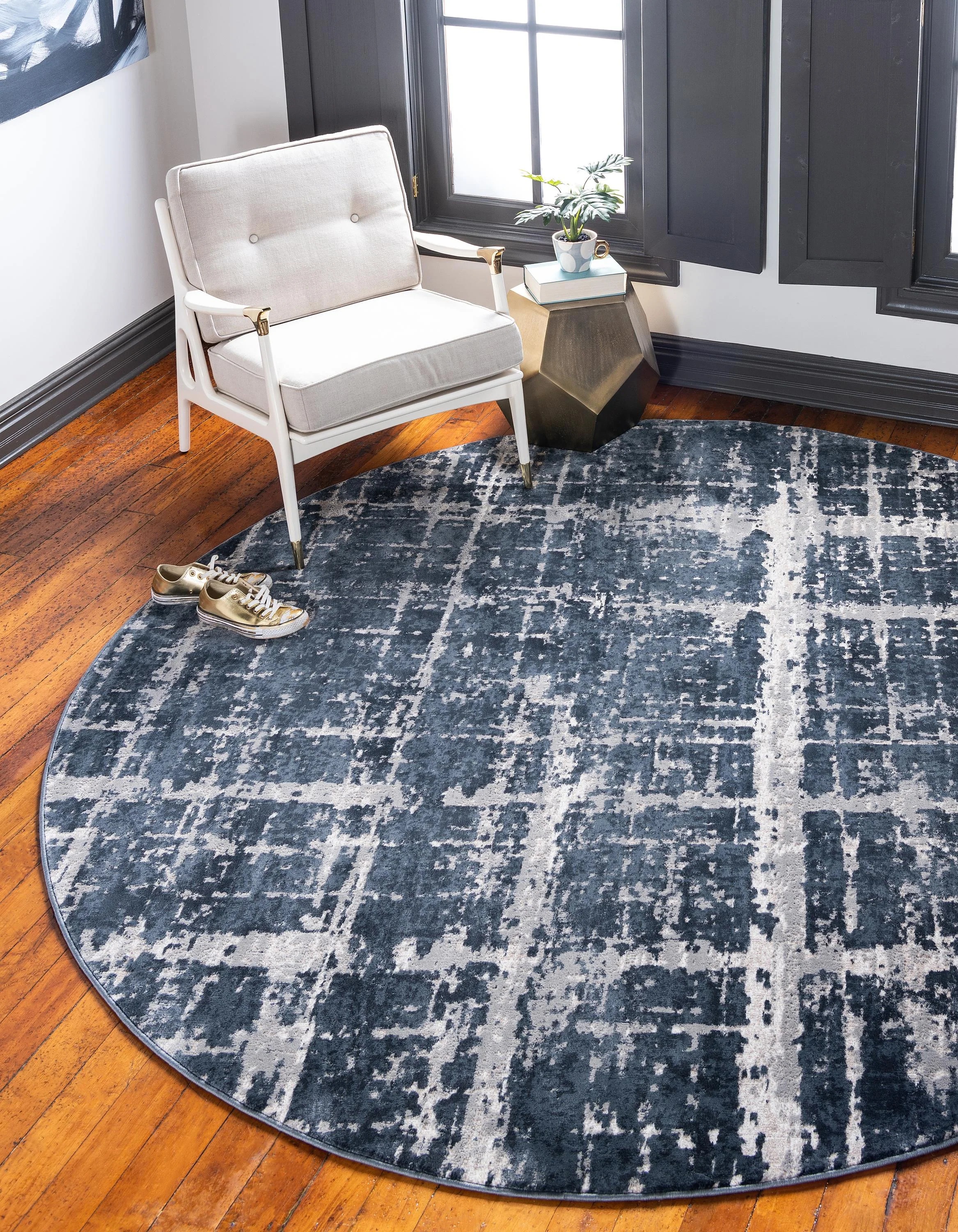 Anders Modern Faded Area Rug by Unique Loom