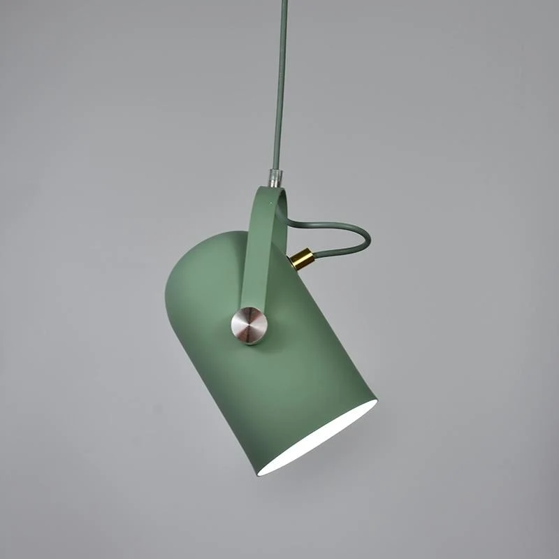Nowoczesna skandynawska lampa wisząca ze stopu aluminium, regulowana linka