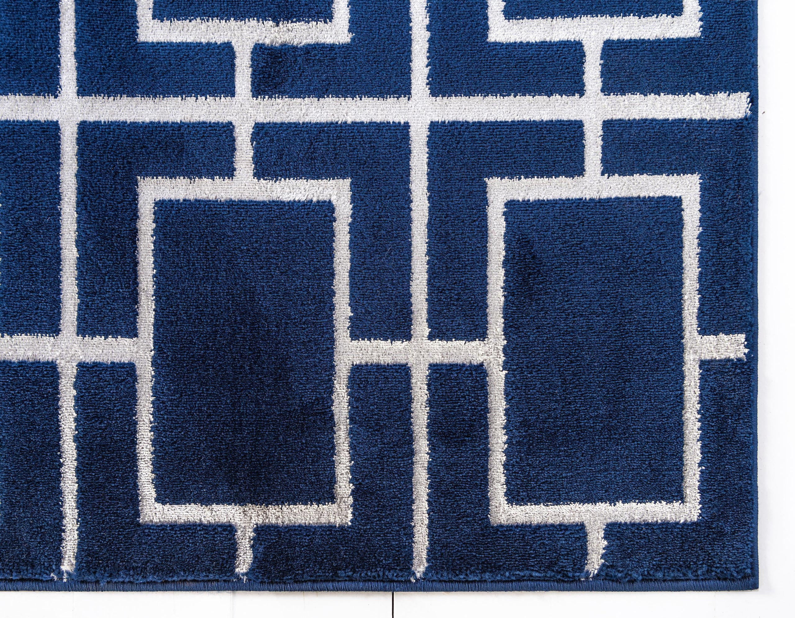 Tappeto di lusso Parker con motivo a cubi di Unique Loom