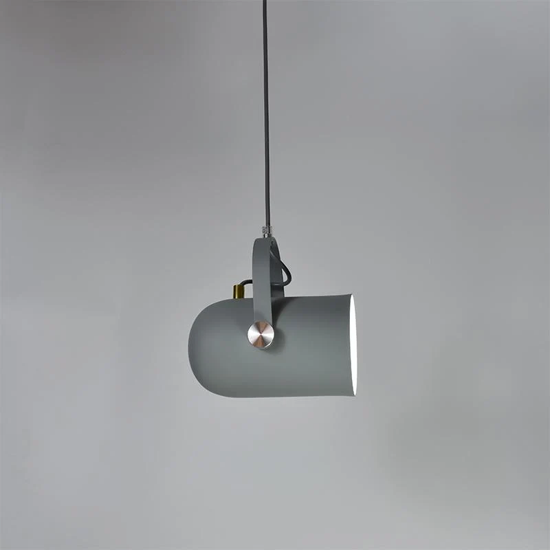Nowoczesna skandynawska lampa wisząca ze stopu aluminium, regulowana linka