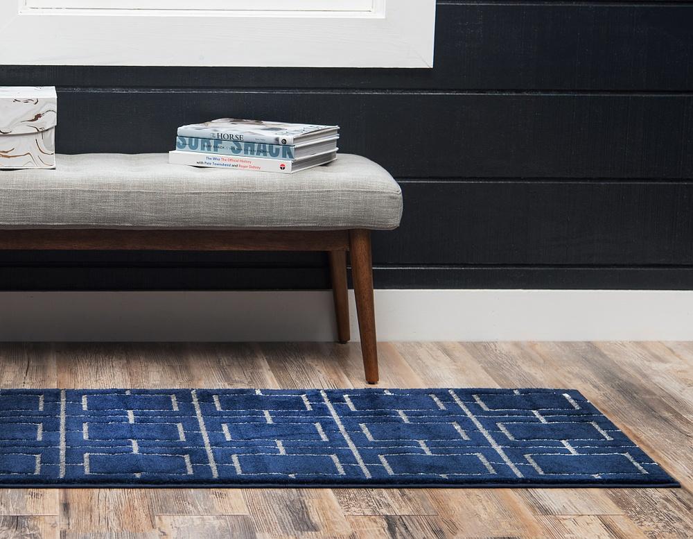Tappeto di lusso Parker con motivo a cubi di Unique Loom