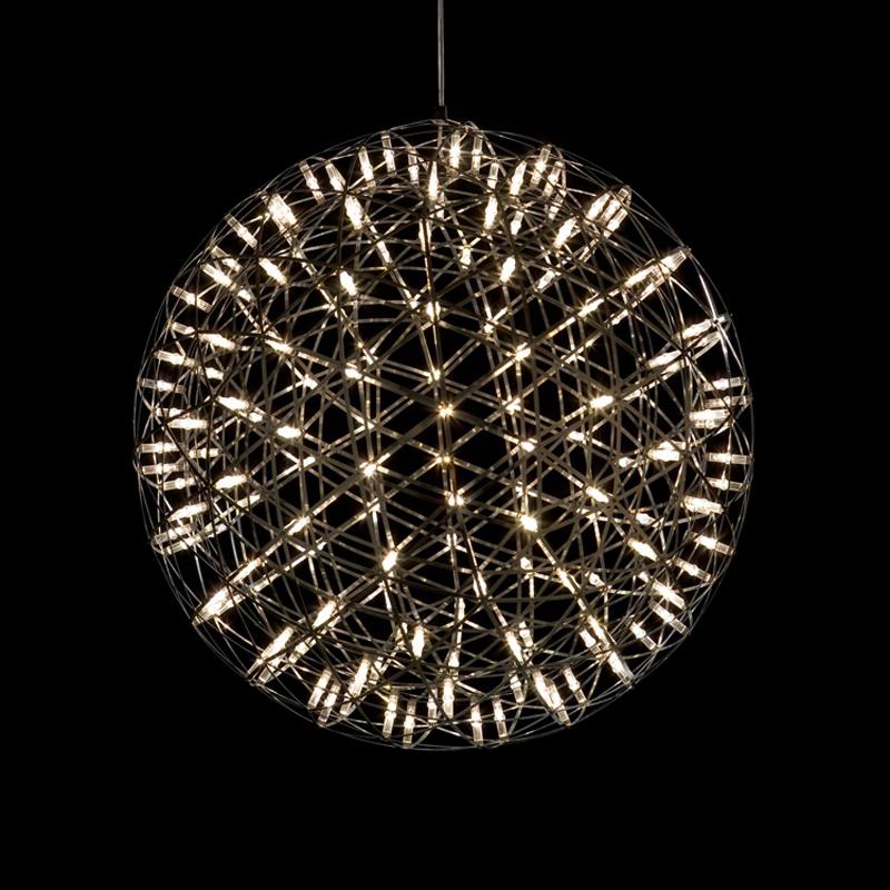 Wisząca lampa LED Orbital ze stali nierdzewnej do każdego pomieszczenia