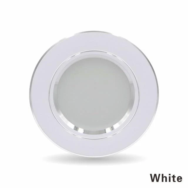 Phyllis Recessed Round LED Ceiling Lamp in Aluminium