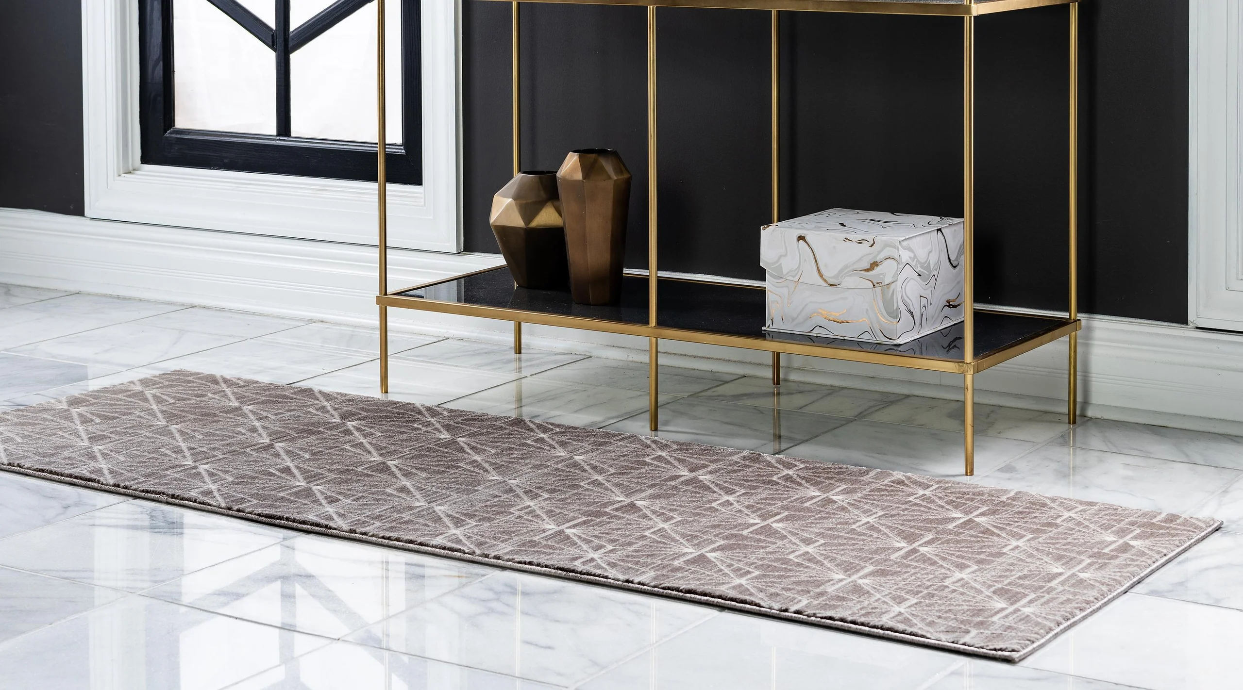 Aaro Geometric Modern Large Rug by Unique Loom