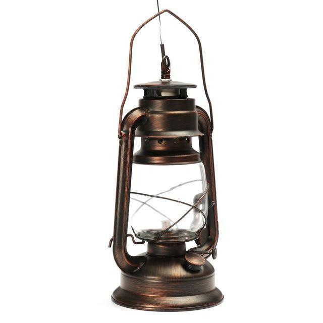 Vintage-lykta för väggmontering med LED-lampor och monteringstillbehör