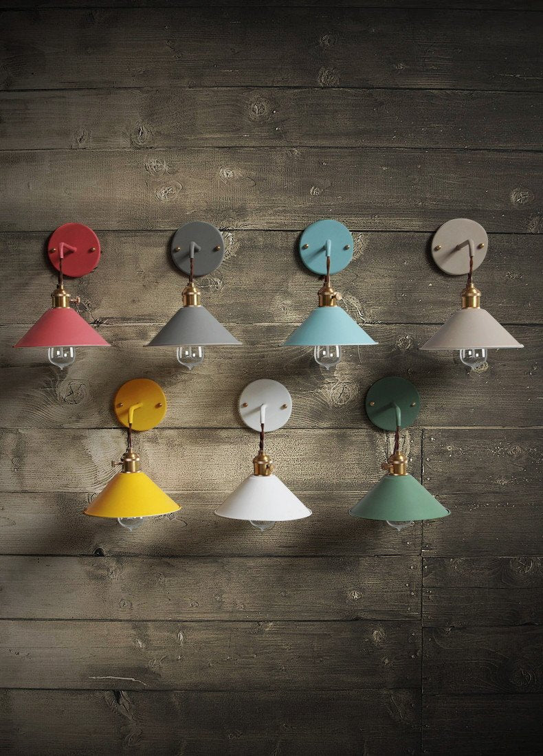 Linus - Aplique de Parede Vintage Galvanizado