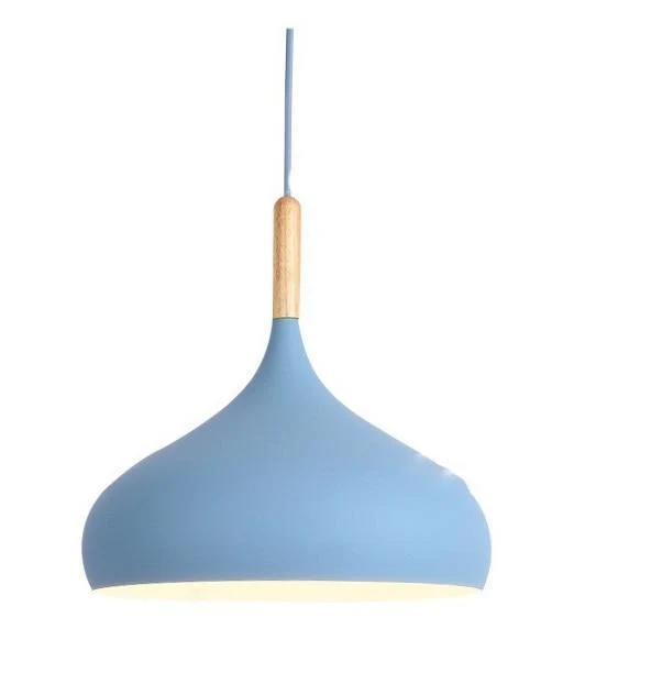 Wisząca lampa Aether Macaroon z matowym wykończeniem, aluminium