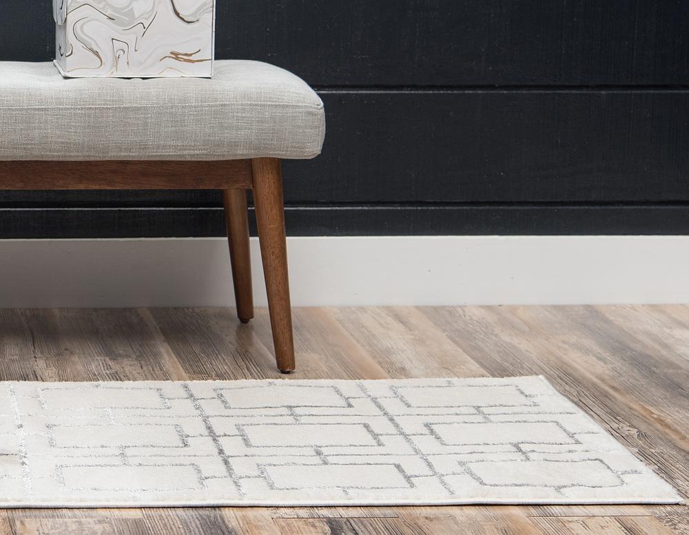 Tappeto di lusso Parker con motivo a cubi di Unique Loom
