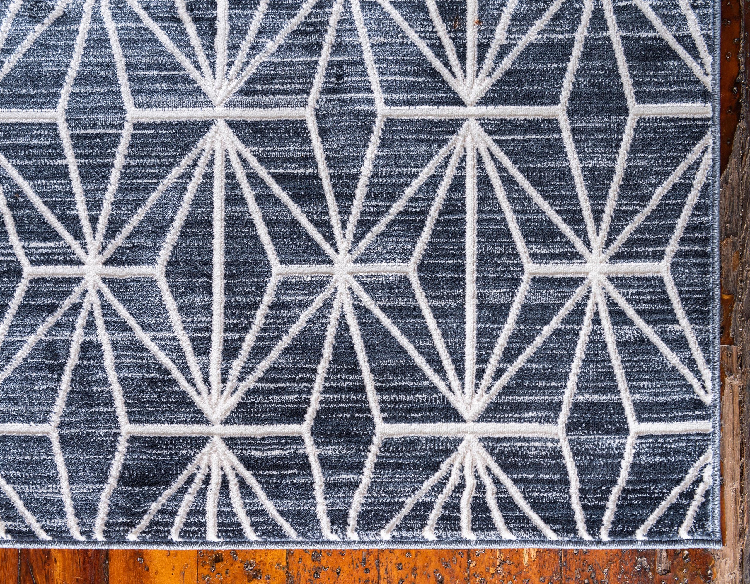 Aaro Geometric Modern Large Rug by Unique Loom