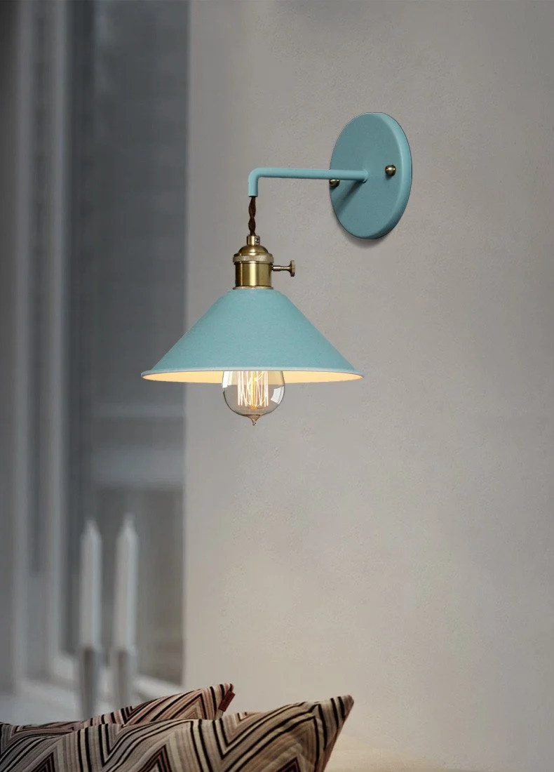 Linus - Aplique de Parede Vintage Galvanizado