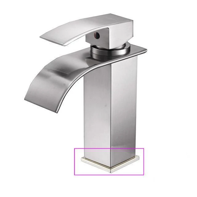 Luxury Brass Vanity Faucet with Single Handle Deck Mount