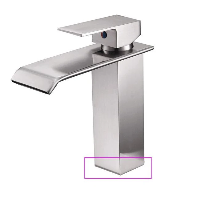Luxury Brass Vanity Faucet with Single Handle Deck Mount
