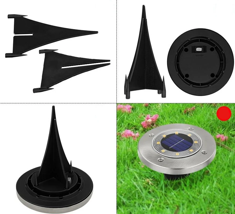 LED-zonne-tuinpadverlichting van aluminiumlegering voor paden en borders