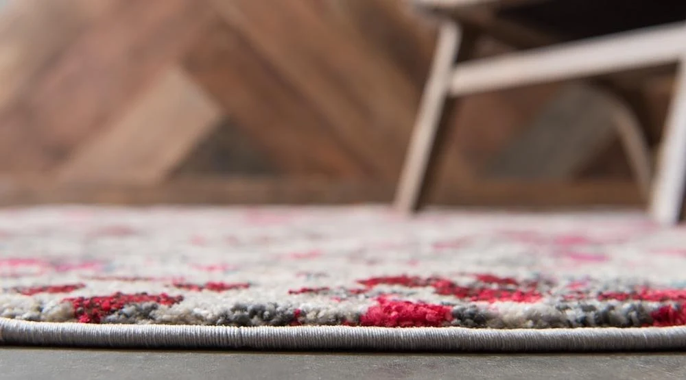 Franco modern matta med cirkelmönster av Unique Loom