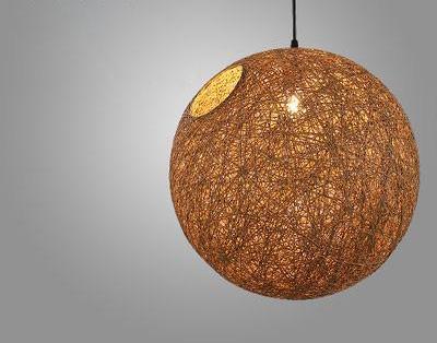 Hilde vintage flätad taklampa för ett varmare rum