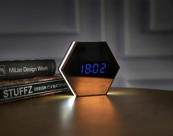 Speculo Multi-Function Alarm Clock with Mirror and LED Light