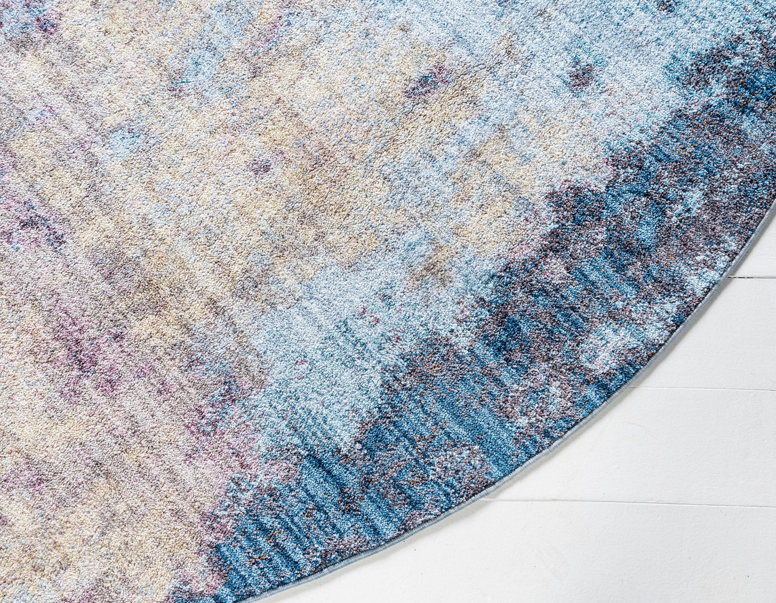 Deon Blue Gray Area Rug by Unique Loom