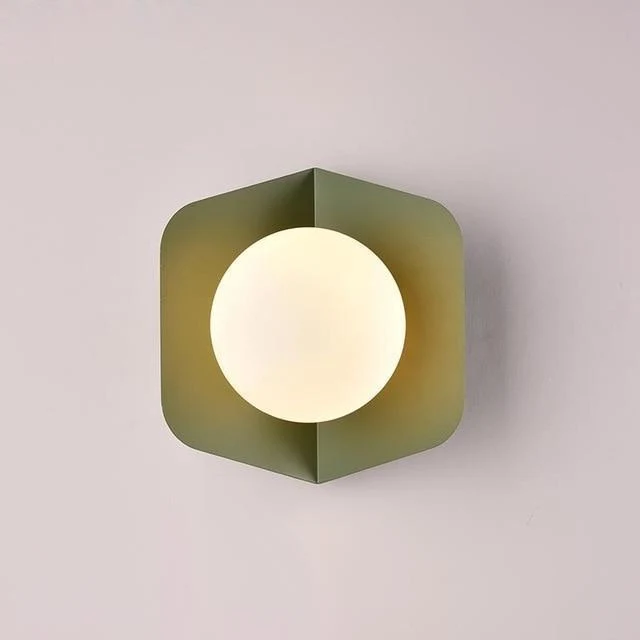 Arnold Modern Nordic Candy Wall Lamp in Iron and Acrylic