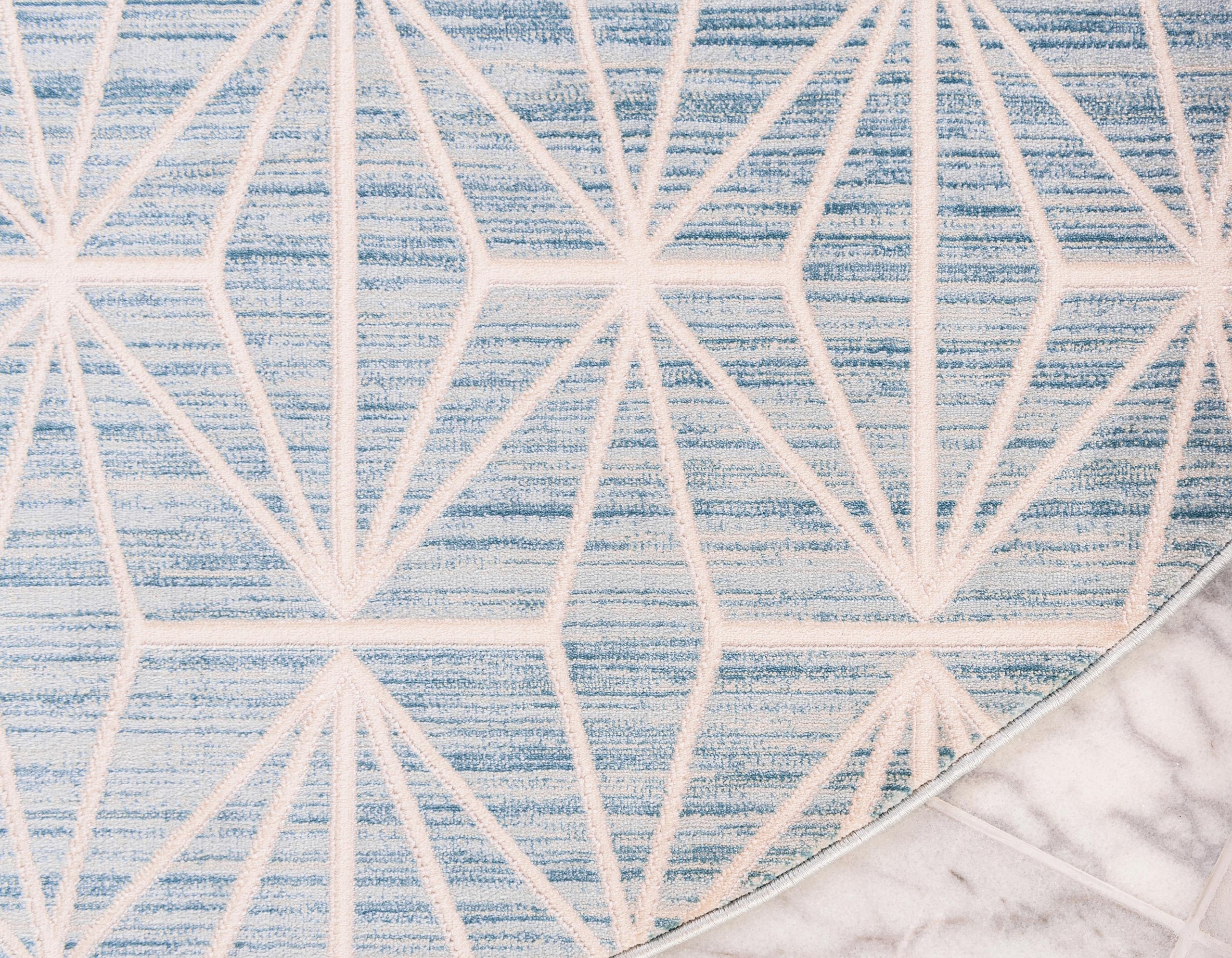 Aaro Geometric Modern Large Rug by Unique Loom