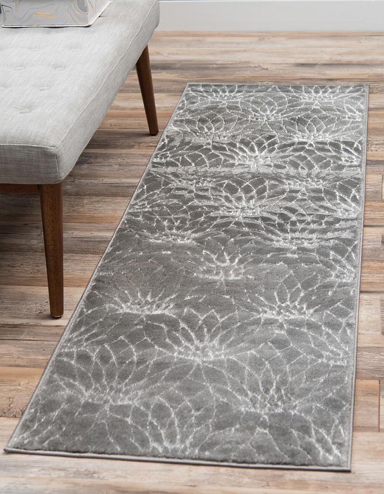 Ellison Lotus Flower Pattern Luxury Rug by Unique Loom