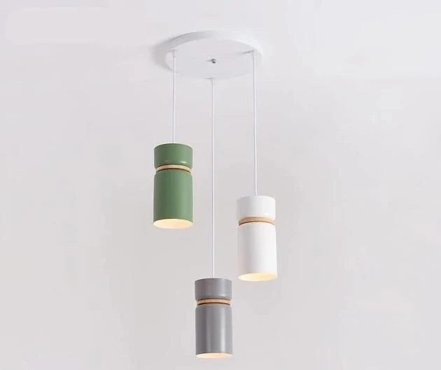 Brantley Modern Nordic LED Pendant Light in Iron and Eco-Friendly Wood