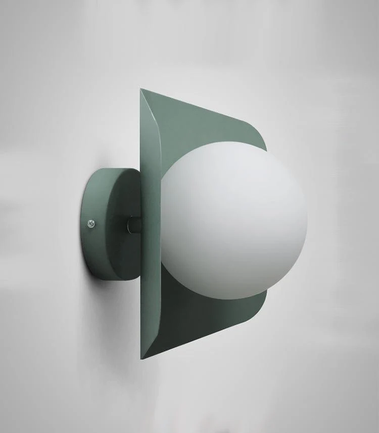 Arnold Modern Nordic Candy Wall Lamp in Iron and Acrylic