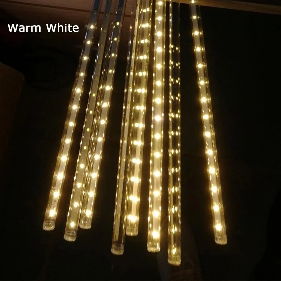 Luci a ghiacciolo LED per allestimenti invernali