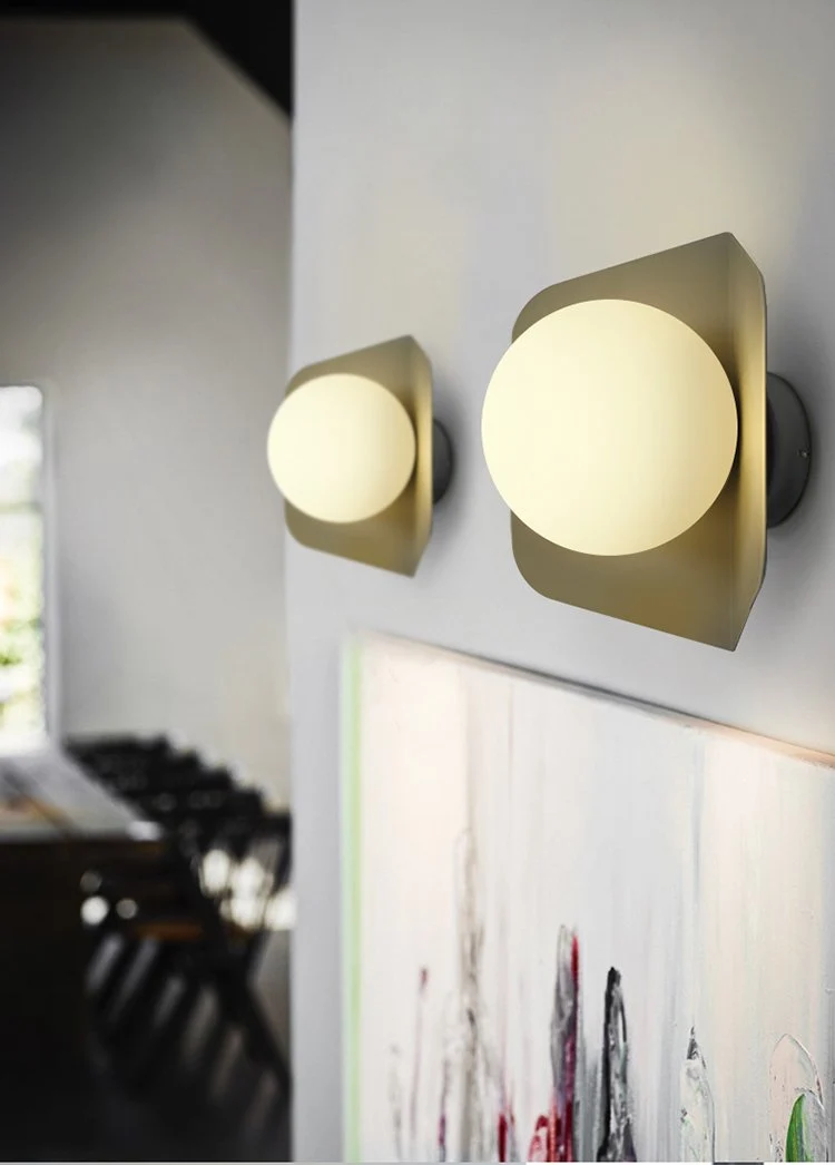 Arnold Modern Nordic Candy Wall Lamp in Iron and Acrylic