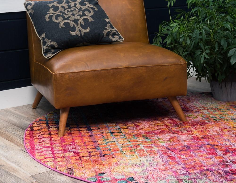 Franco Modern Circle Pattern Rug from Unique Loom