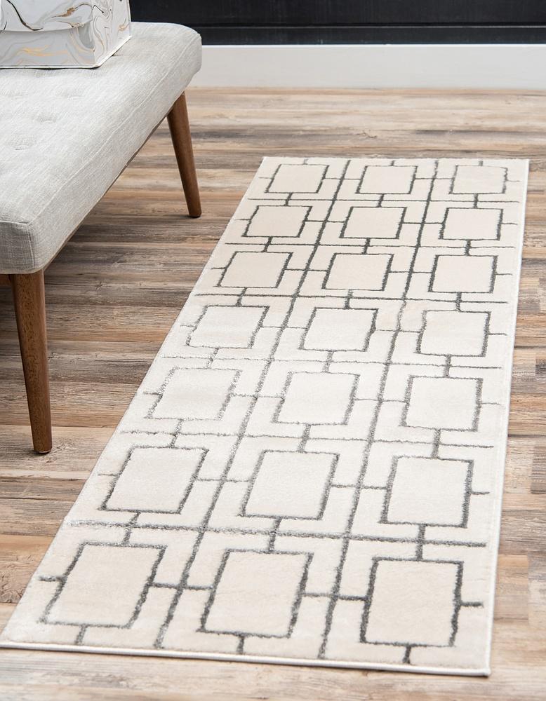 Tappeto di lusso Parker con motivo a cubi di Unique Loom