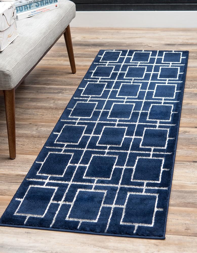 Tappeto di lusso Parker con motivo a cubi di Unique Loom