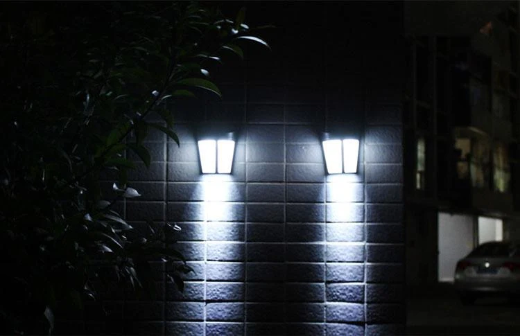 Blanch Outdoor Waterproof Solar Wall Lamp for Garden and Courtyard