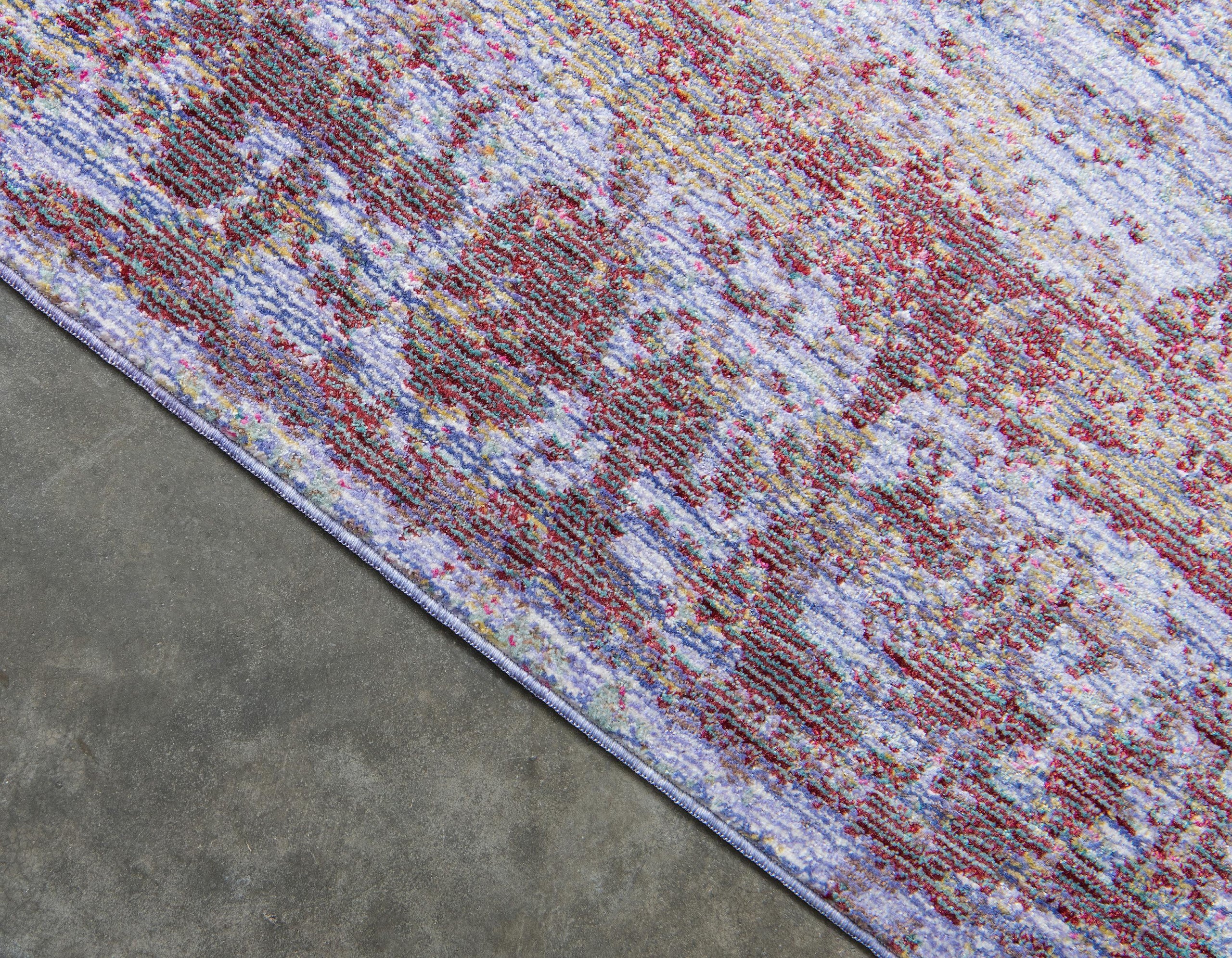 Zaire Violet Gradient Blend Rug for Home or Office