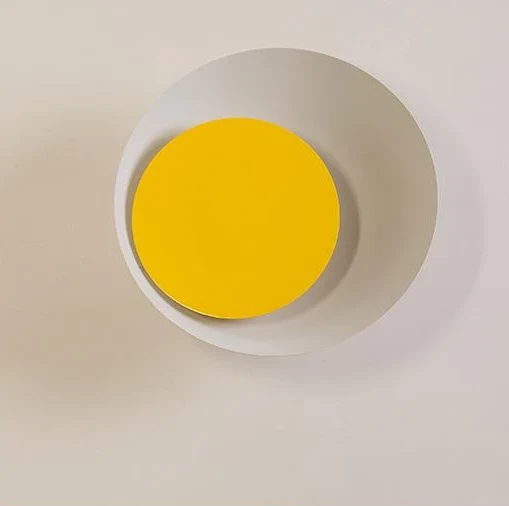 Lampa ścienna LED Grais Macaroon Moon z metalu i akrylu